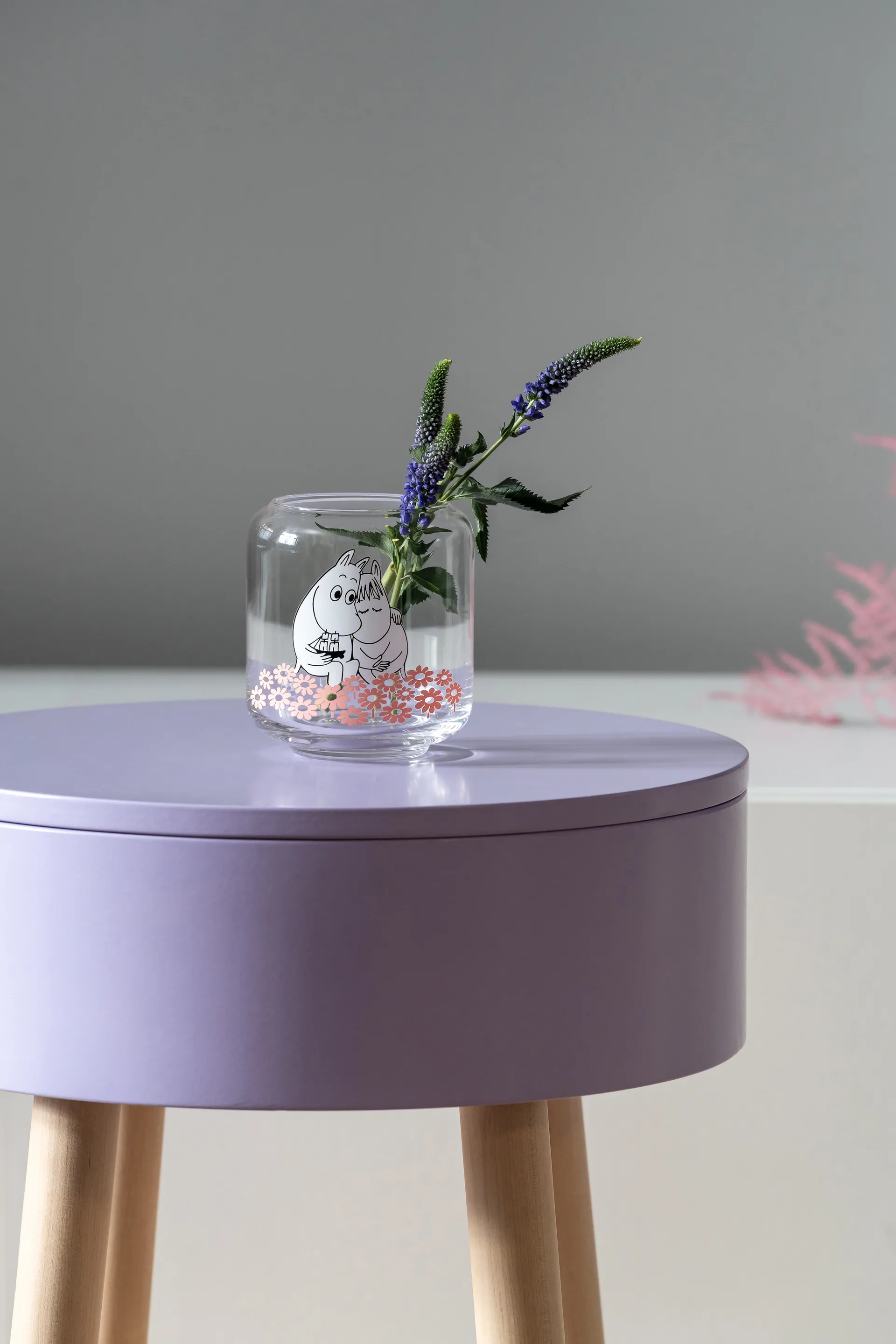 Moomin lysestage/vase 10 cm, Together Muurla