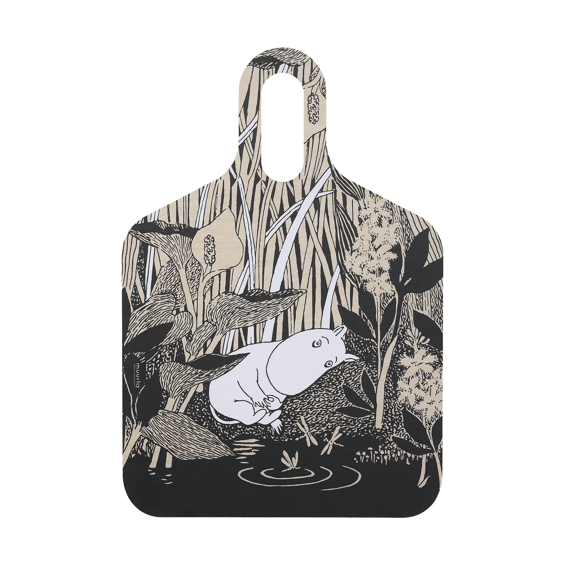 Moomin originals Chop & Serve 30x44 cm, The Pond Muurla
