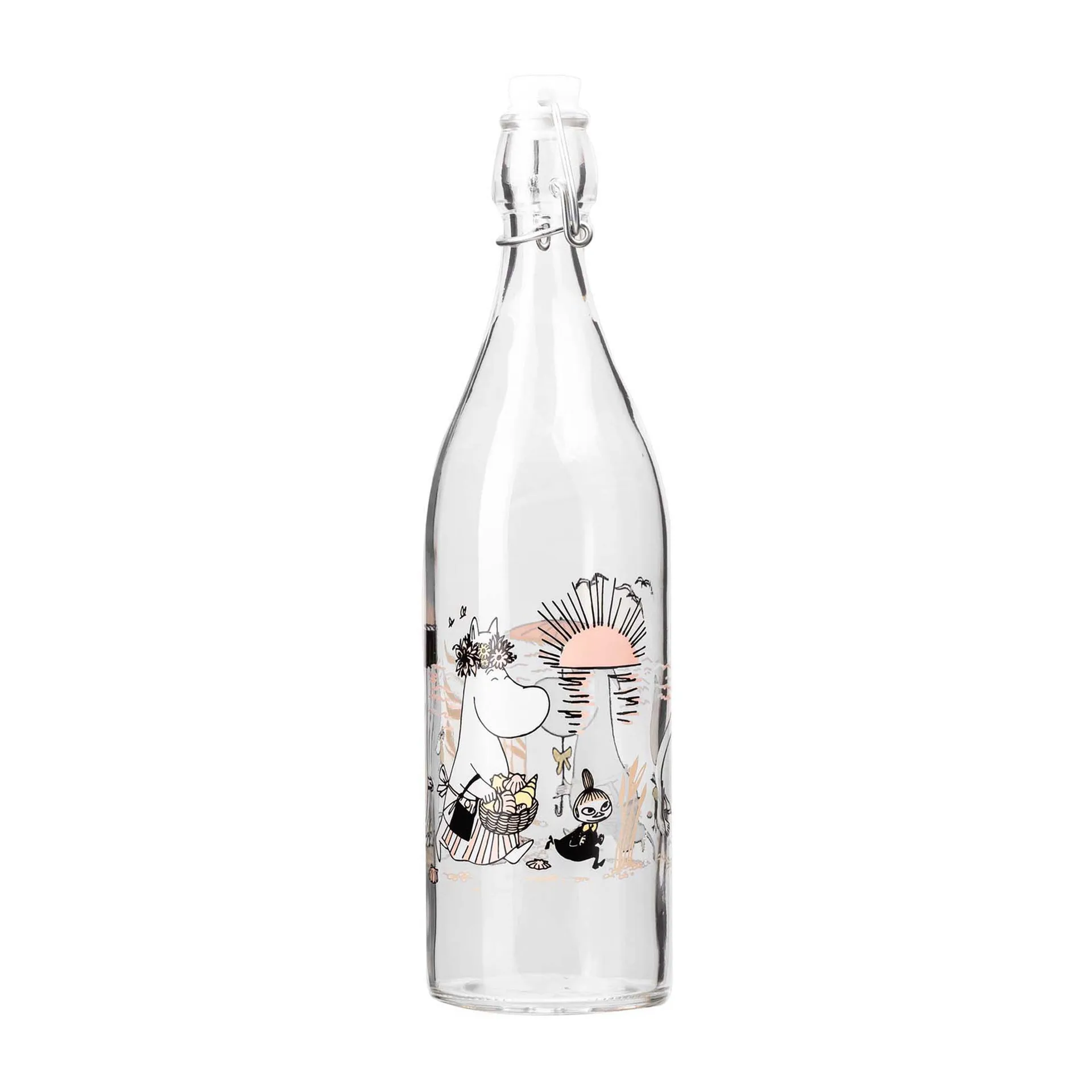 Mumi glasflaske 1 L, The Beach Muurla