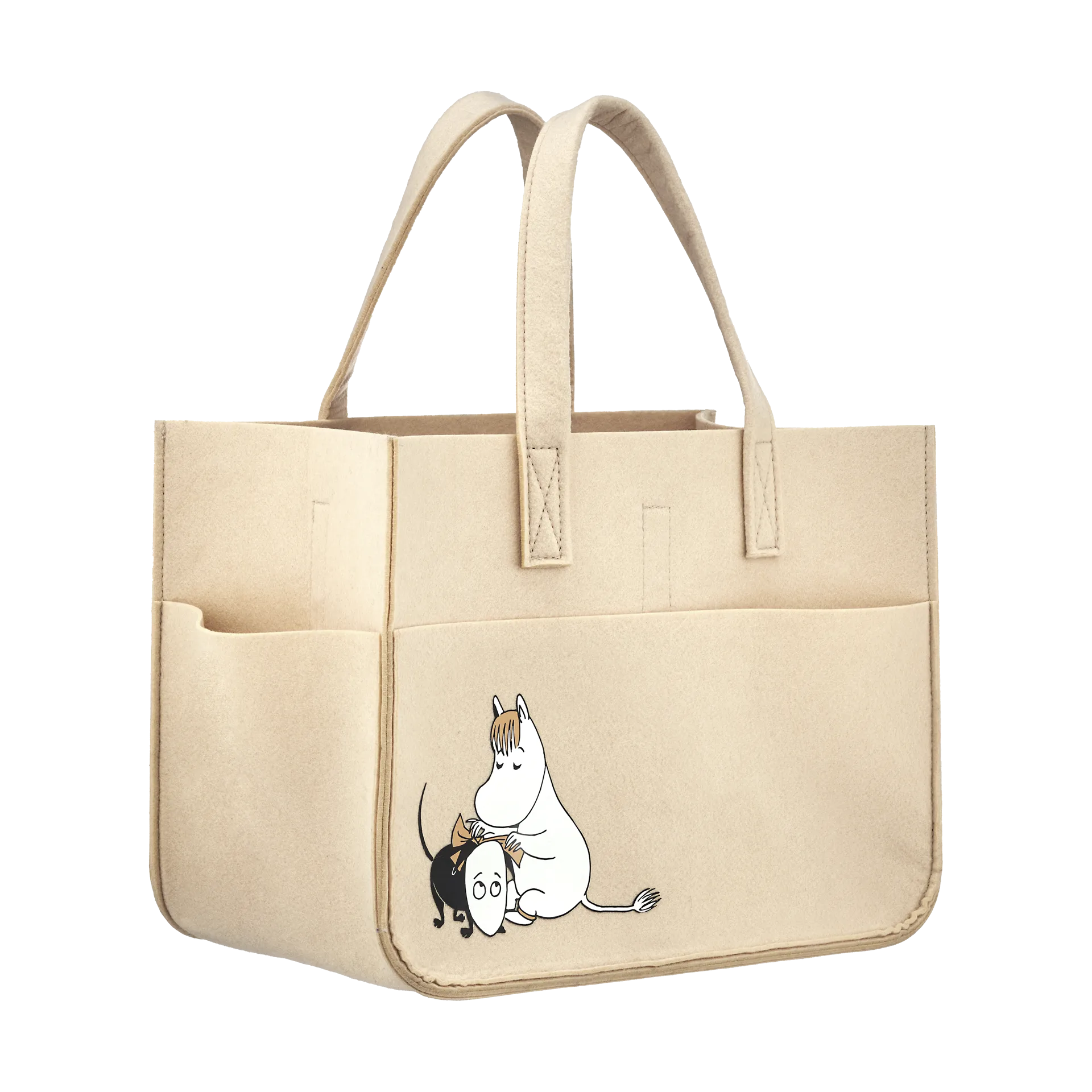 Mumi pets opbevaringskurv 25x40 cm, Beige Muurla