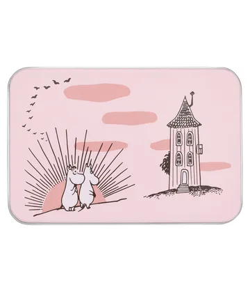 Mumin Friendship blikdåse - Friendship, 12x8x9 cm - Muurla