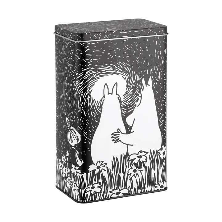 Mumin Friendship kaffedåse i blik - Friendship, 12x8x20 cm - Muurla