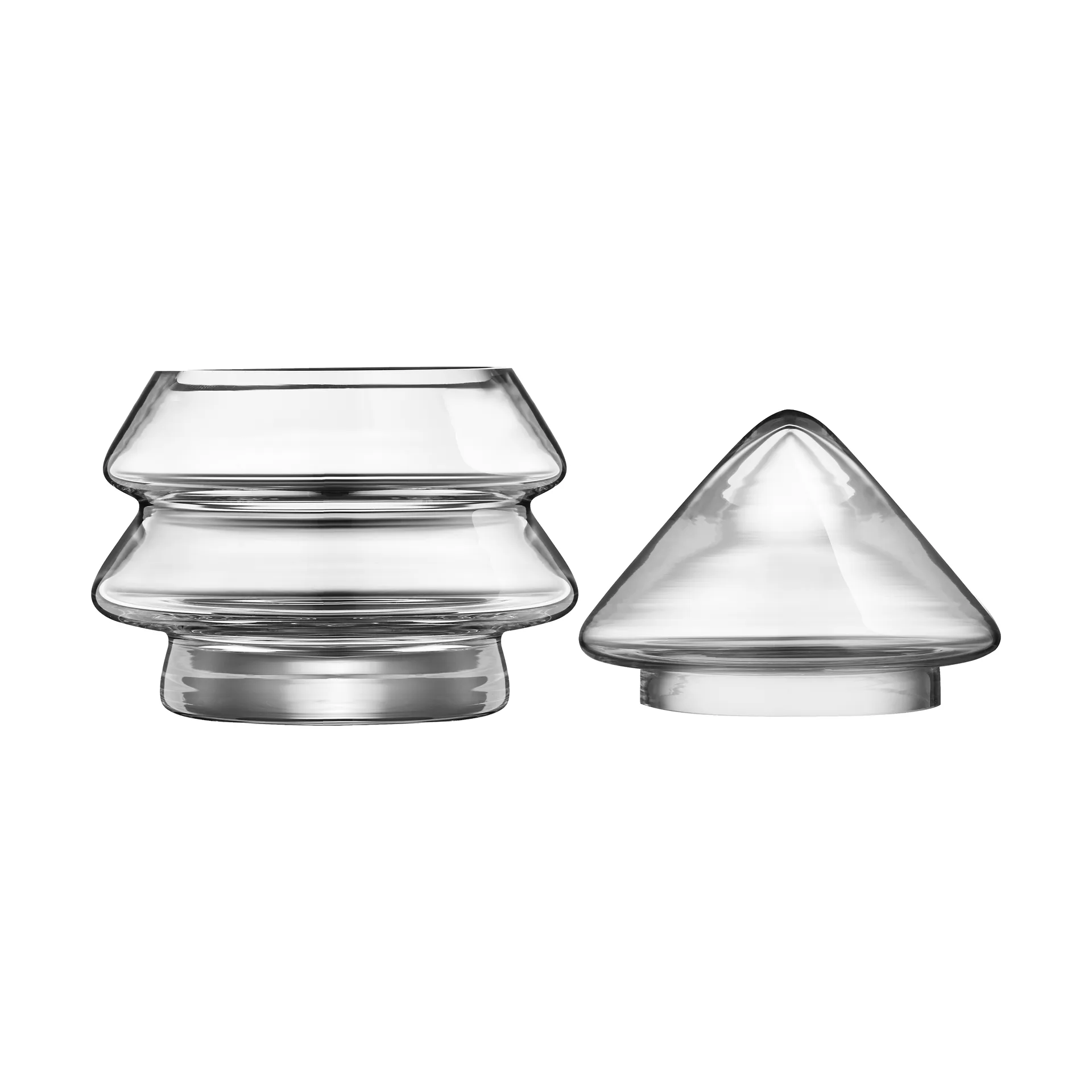 Muurla glasbeholder 12 cm, Ædelgran Muurla