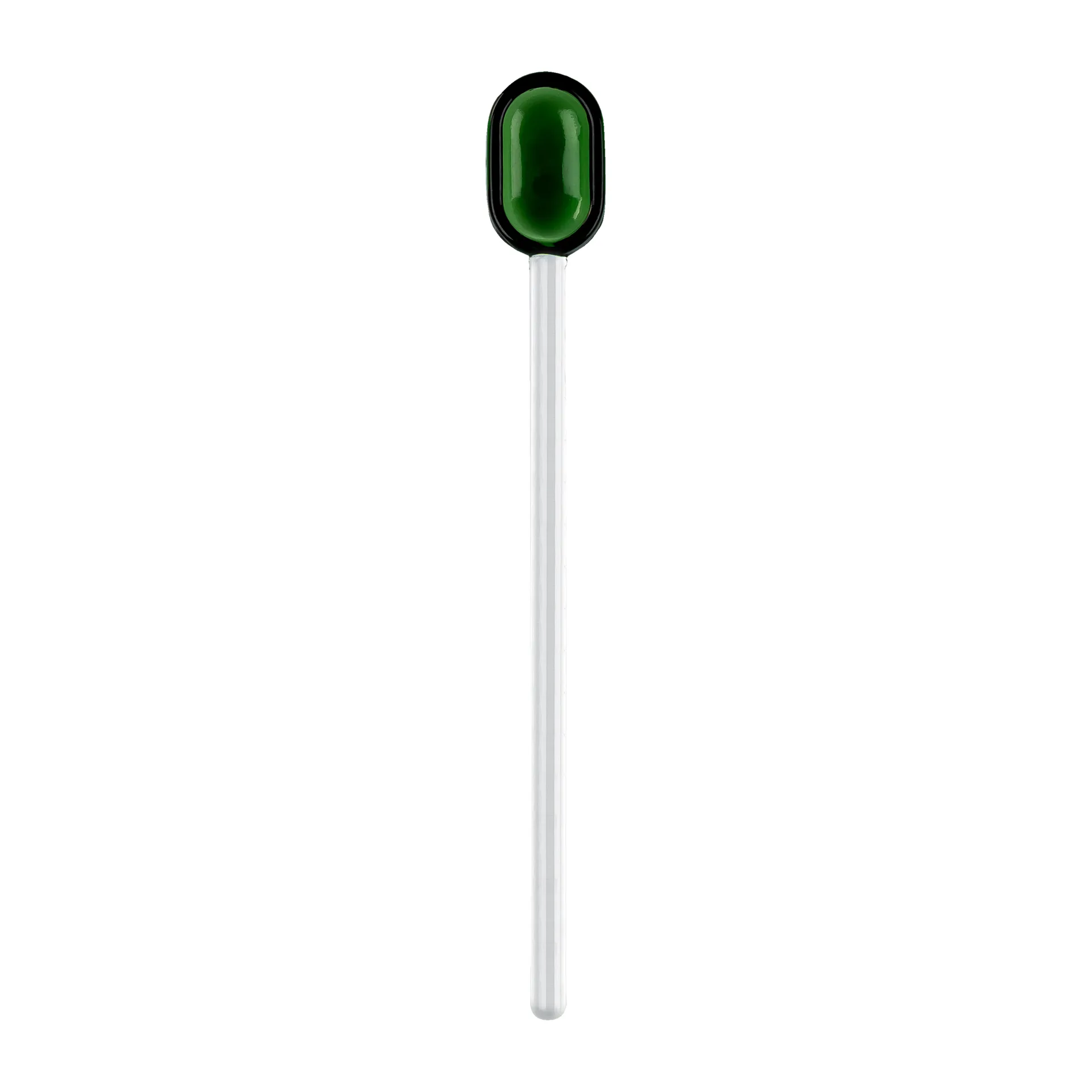 Muurla latteske glas 15,5 cm, Green/Clear Muurla