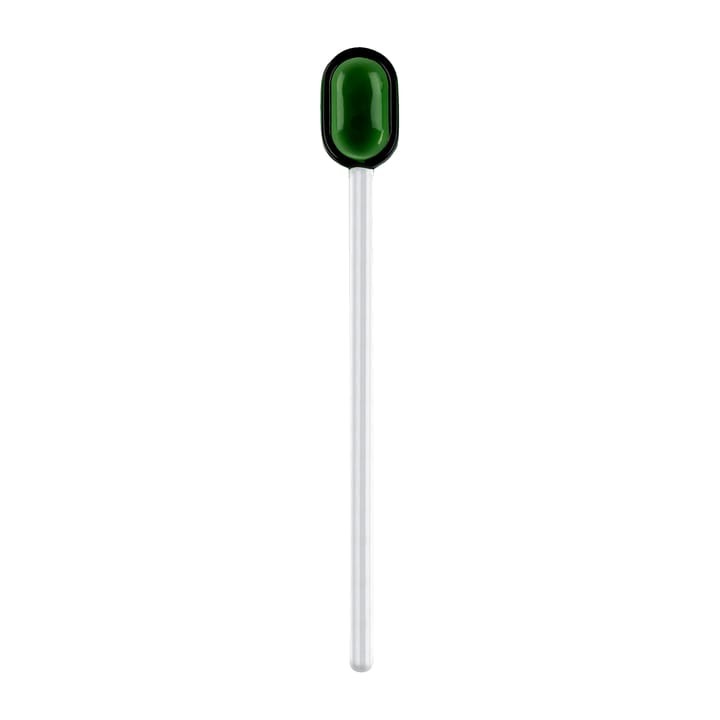 Muurla latteske glas 15,5 cm, Green/Clear Muurla