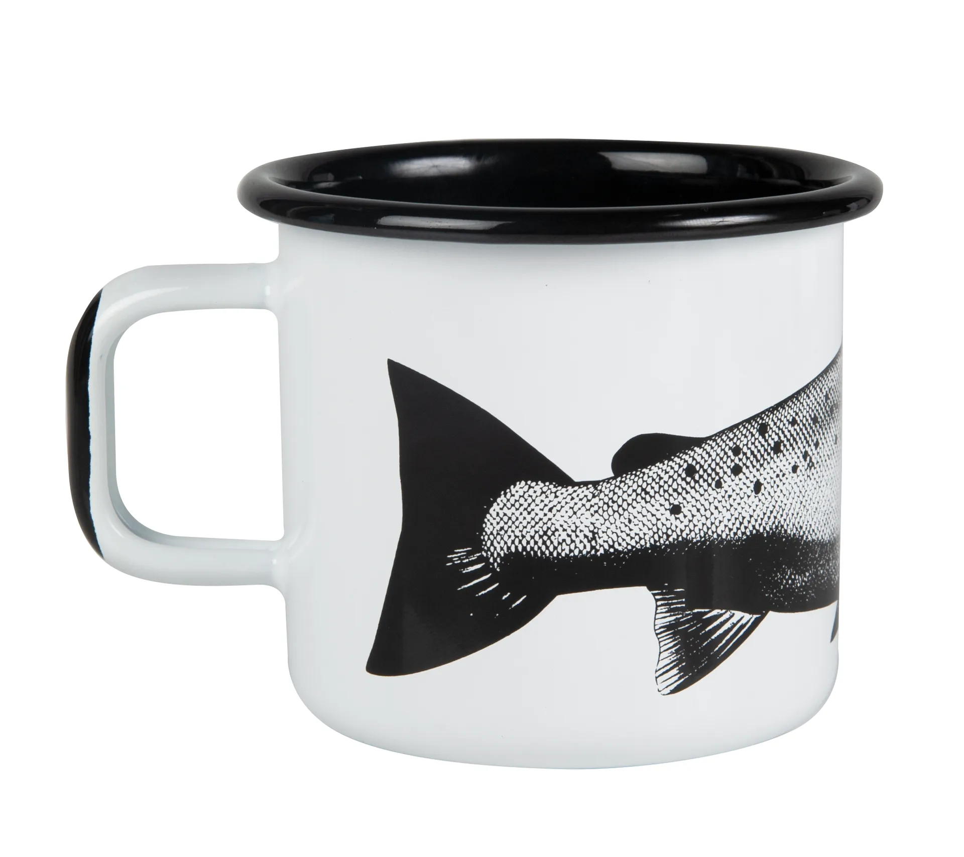 Nordisk emaljekrus 37 cl, The Salmon Muurla