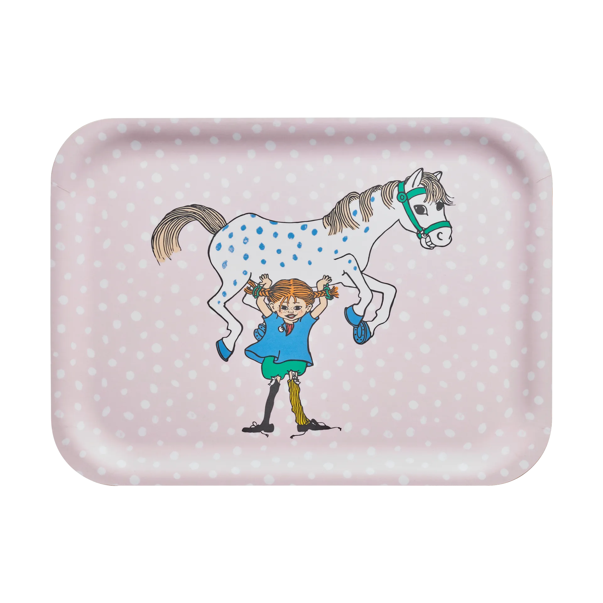 Pippi bakke 20x27 cm, Pippi and the Horse Muurla