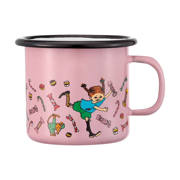 Pippi emaljekrus 2,5 dl - Candy - Muurla