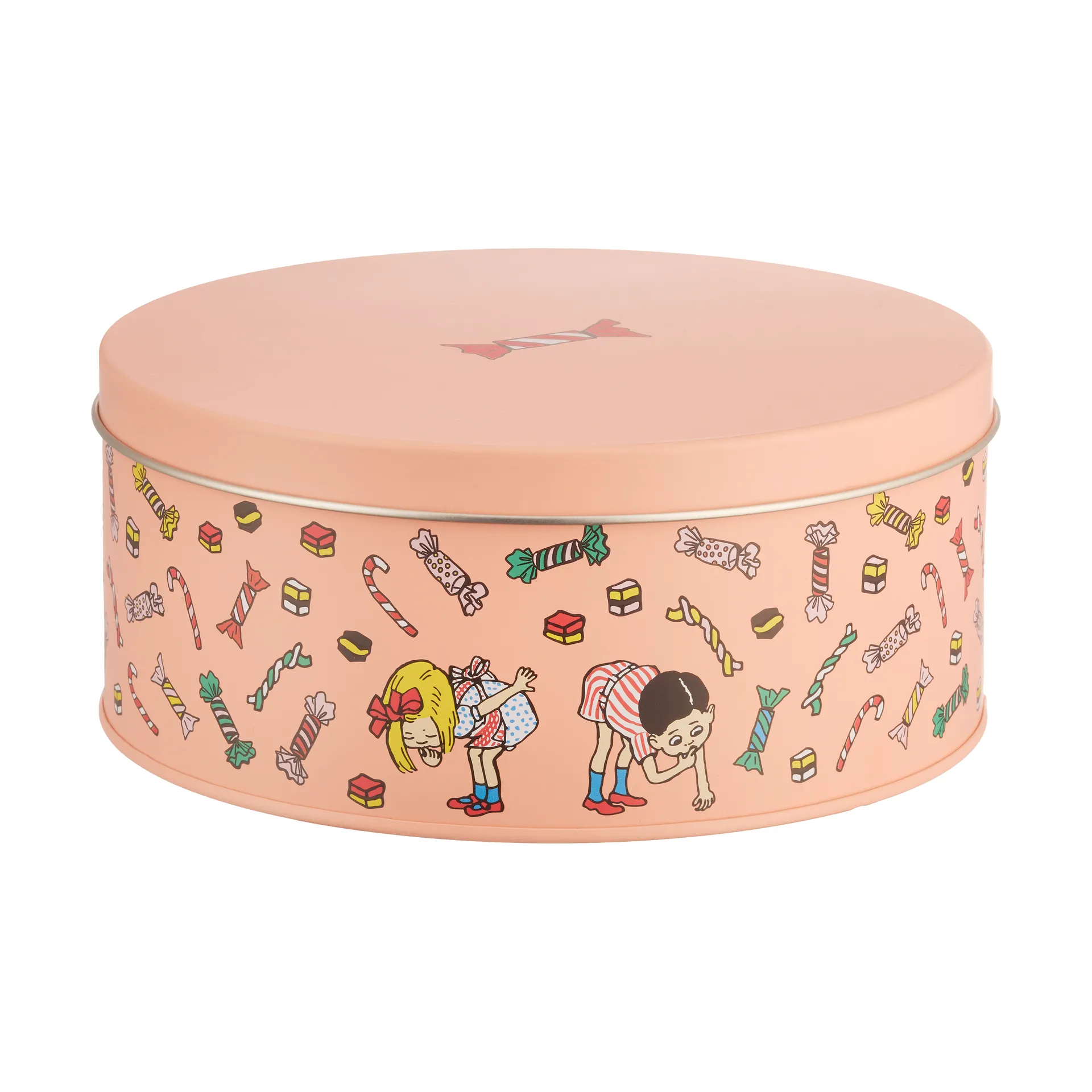 Pippi opbevaringskrukke med låg Ø15 cm, Candy Muurla