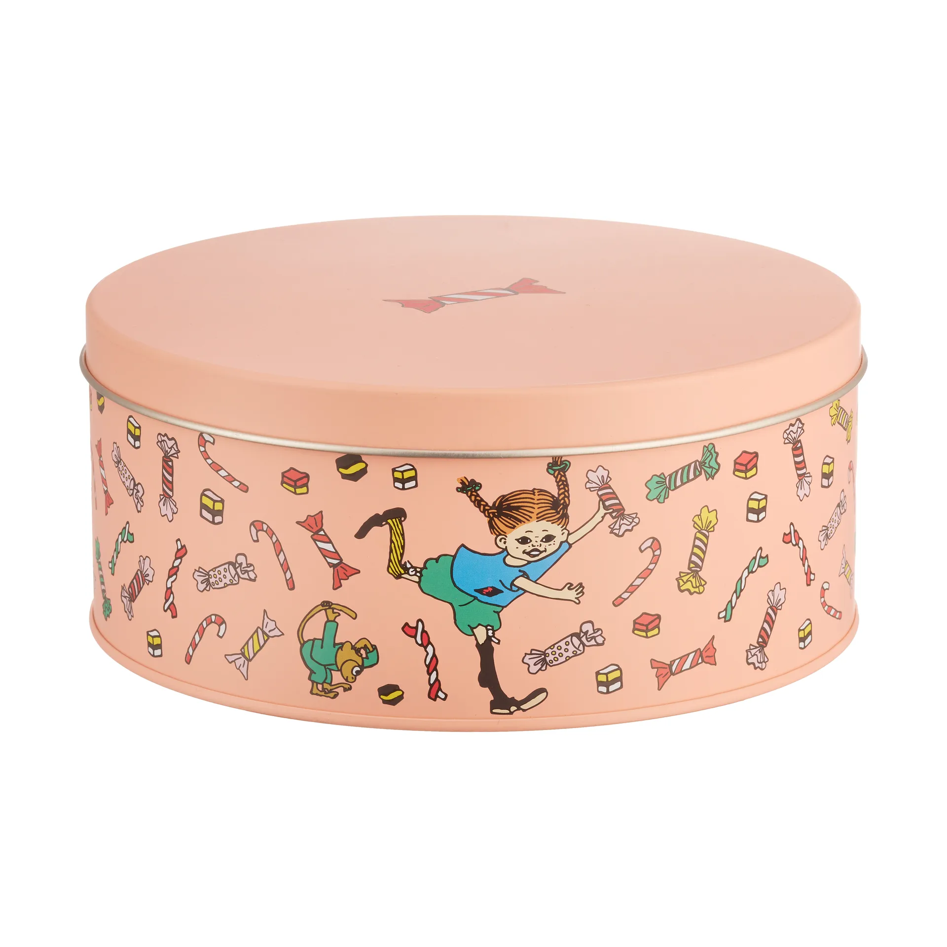 Pippi opbevaringskrukke med låg Ø15 cm, Candy Muurla