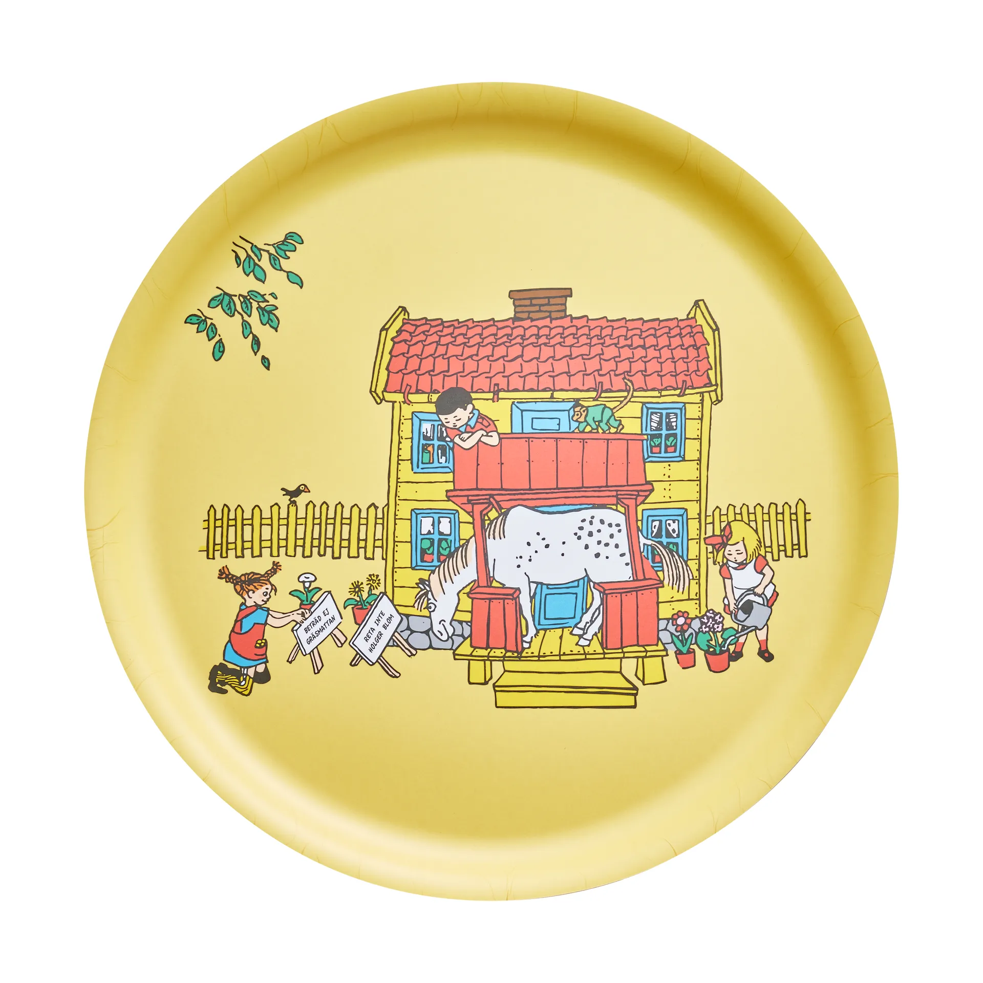 Pippi serveringsbakke Ø35 cm, Villa villekulla Muurla
