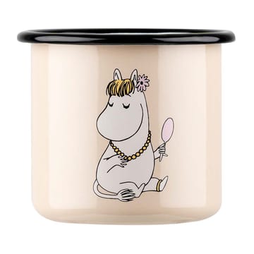 Snorkmaiden Retro emaljekrus 37 cl - Beige - Muurla