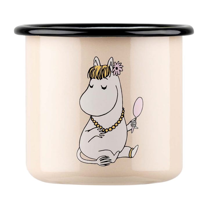 Snorkmaiden Retro emaljekrus 37 cl, Beige Muurla