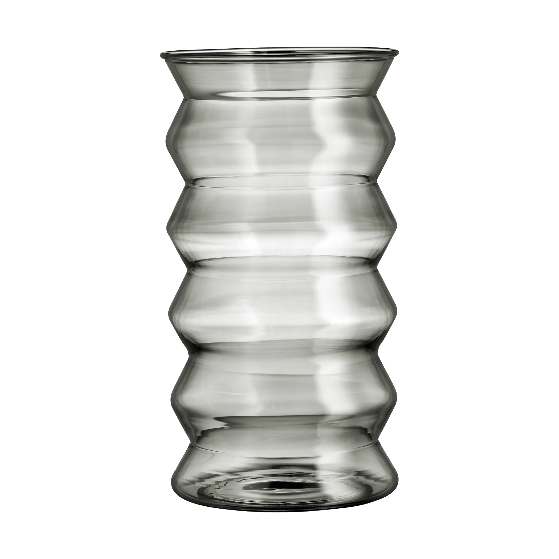 Waves vase 20 cm, Grå Muurla