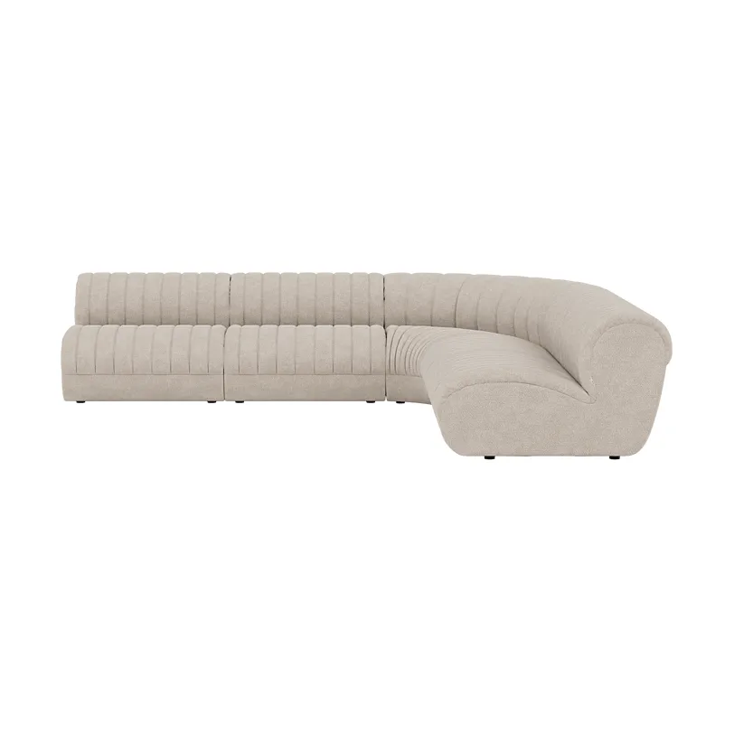 Coltre modulsofa, Konfiguration 1, turf-sand, hjørnesofa Muuto
