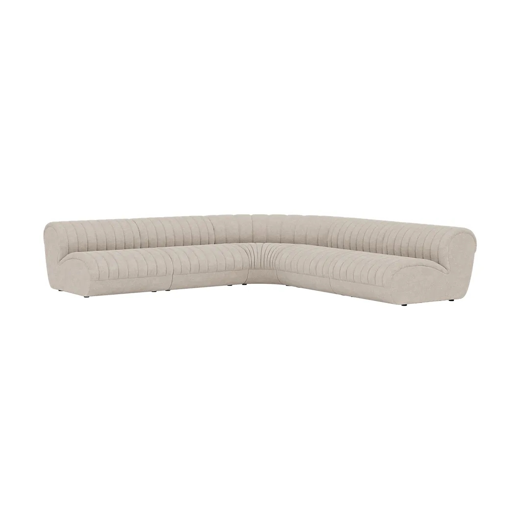 Coltre modulsofa, Konfiguration 1, turf-sand, hjørnesofa Muuto
