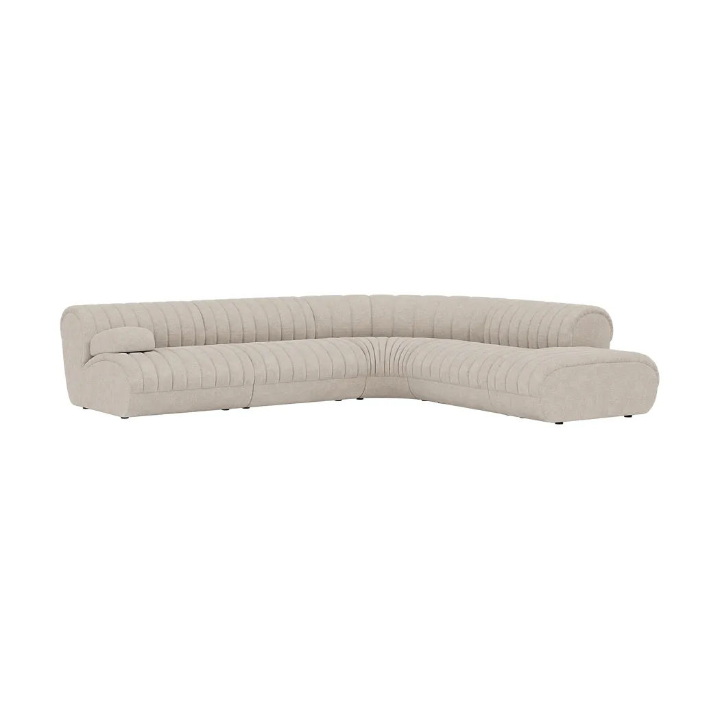 Coltre modulsofa, Konfiguration 2, turf-sand, hjørnesofa Muuto