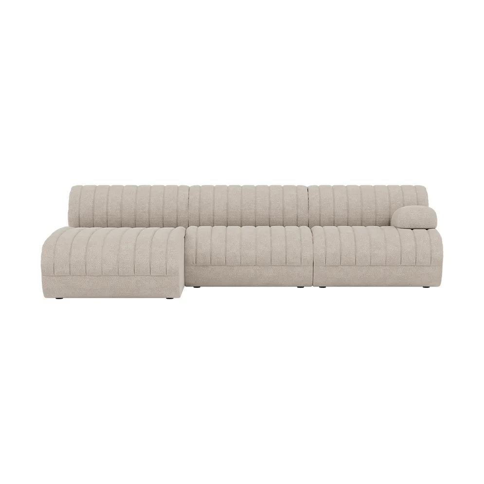 Coltre modulsofa, Konfiguration 3, turf-sand, 3-personers sofa Muuto