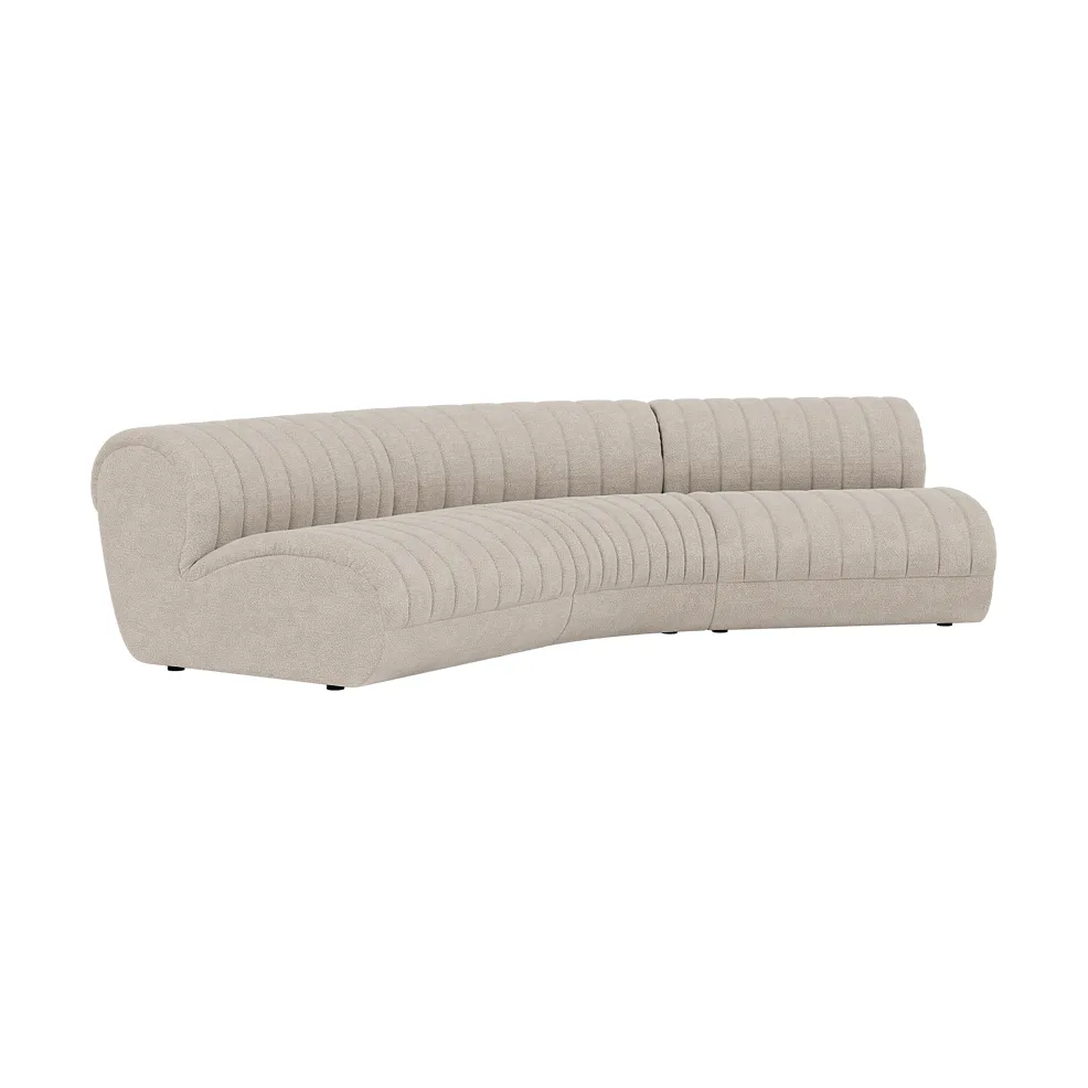 Coltre modulsofa, Konfiguration 4, turf-sand, 3-personers sofa Muuto