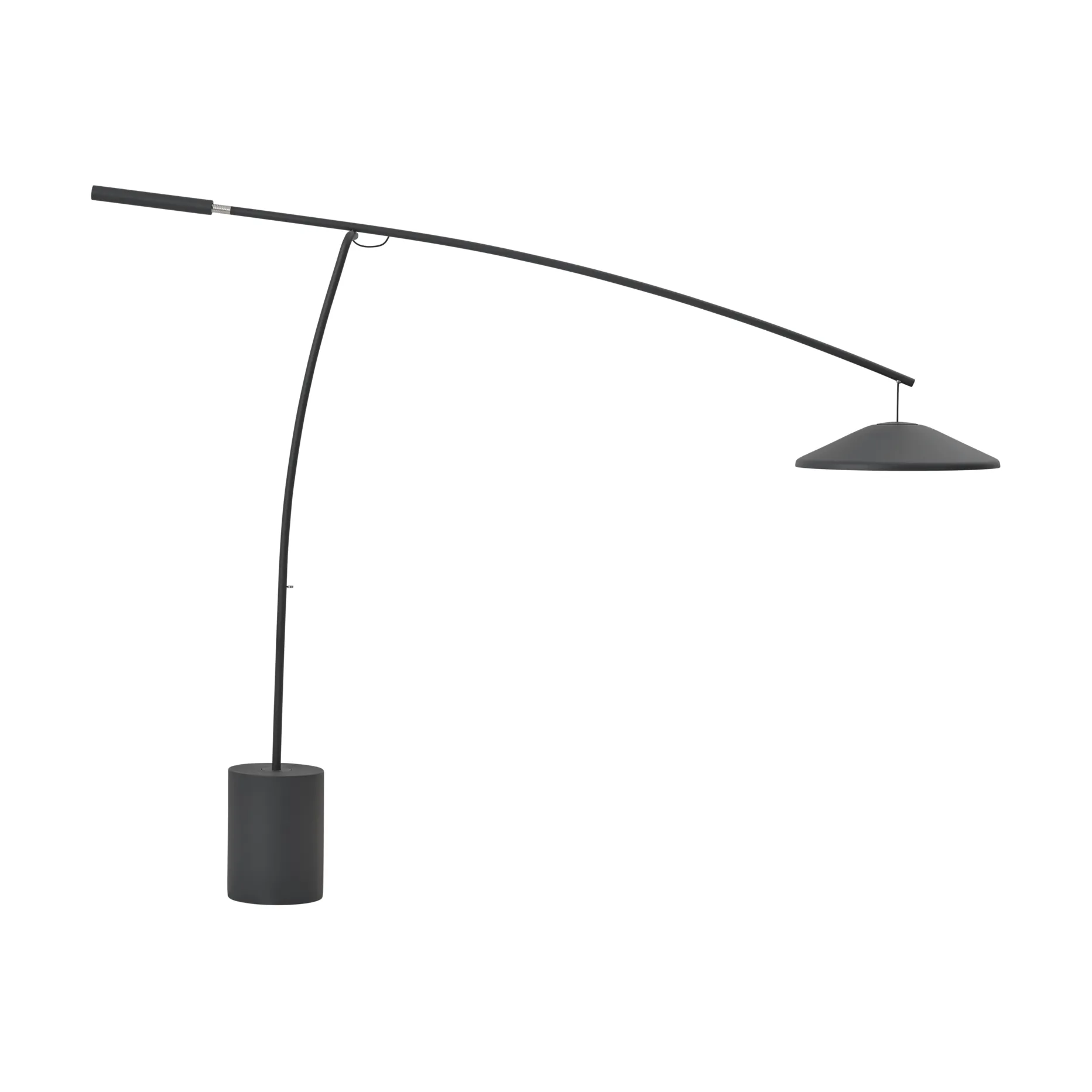 Contra gulvlampe, Antracit sort-beton, 188 cm Muuto