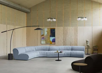 Contra gulvlampe - Antracit sort-beton, 188 cm - Muuto