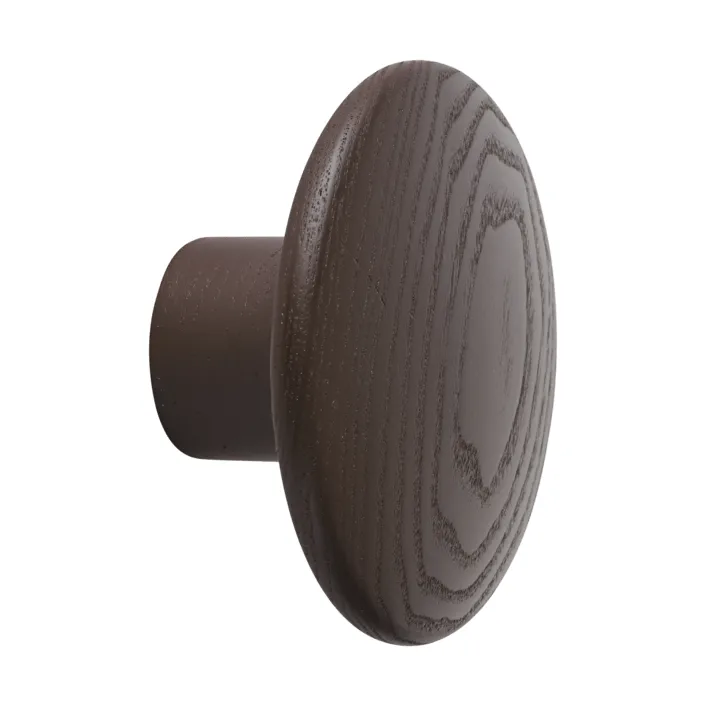 Dots Wood knage - Brunrød, Ø6,5 cm - Muuto