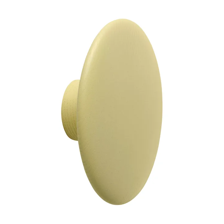 Dots Wood knage - Gul-beige, Ø13 cm - Muuto