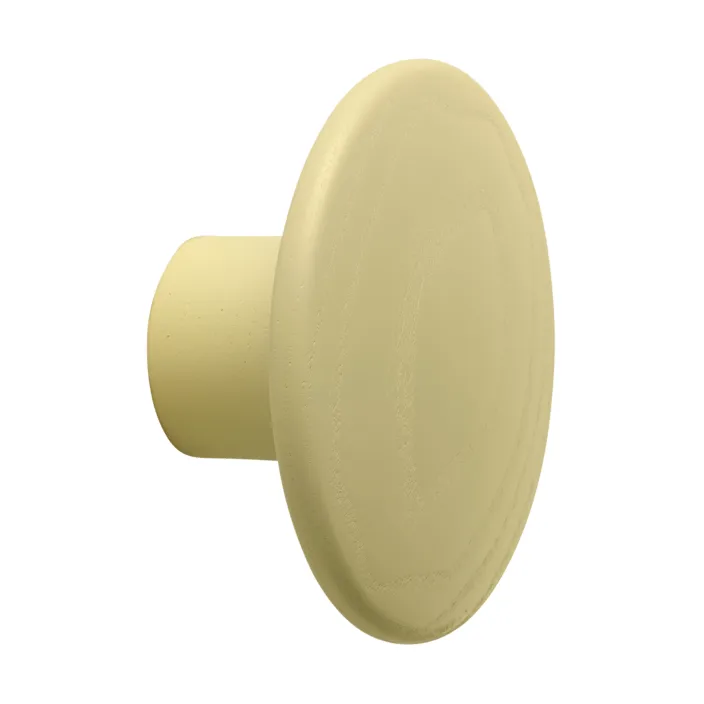 Dots Wood knage, Gul-beige, Ø6,5 cm Muuto