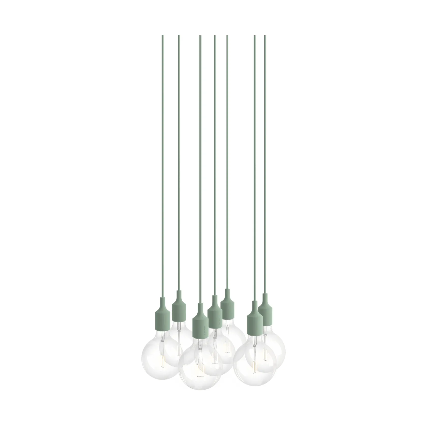 Muuto E27 Pendant Cluster 7 pendellampe Light green