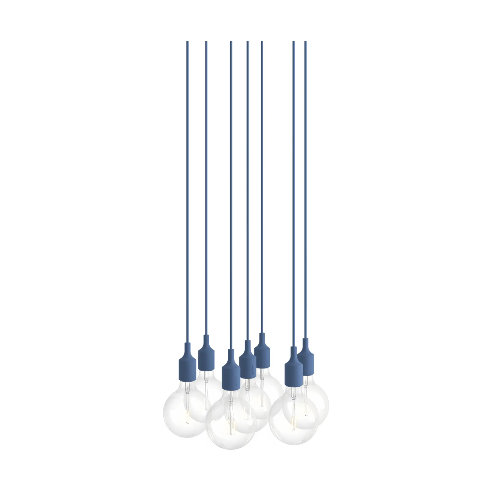 Muuto E27 Pendant Cluster 7 pendellampe Pale blue
