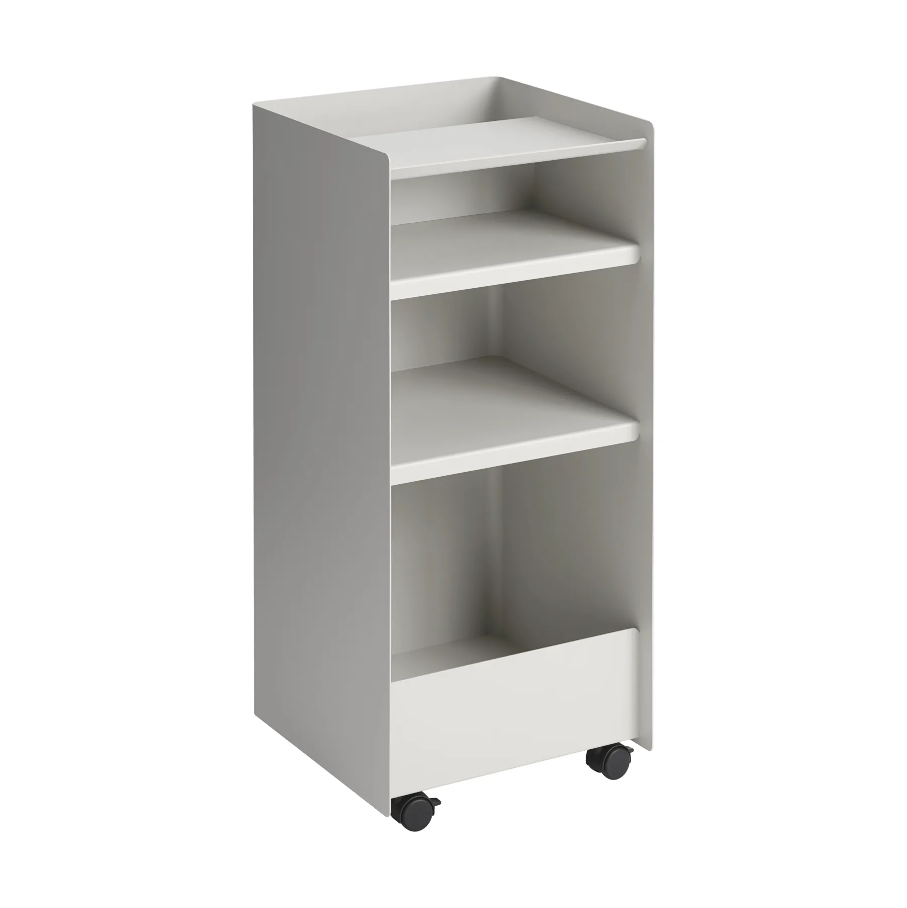 Folded Trolley rullevogn åben, Grå, 37,4x38,7x37,2 cm Muuto