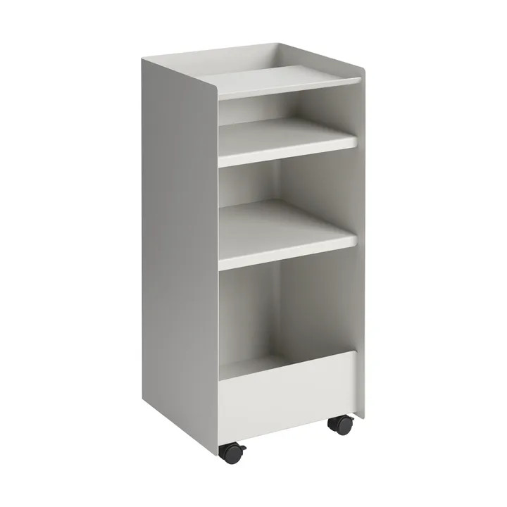 Folded Trolley rullevogn åben - Grå, 37,4x38,7x37,2 cm - Muuto