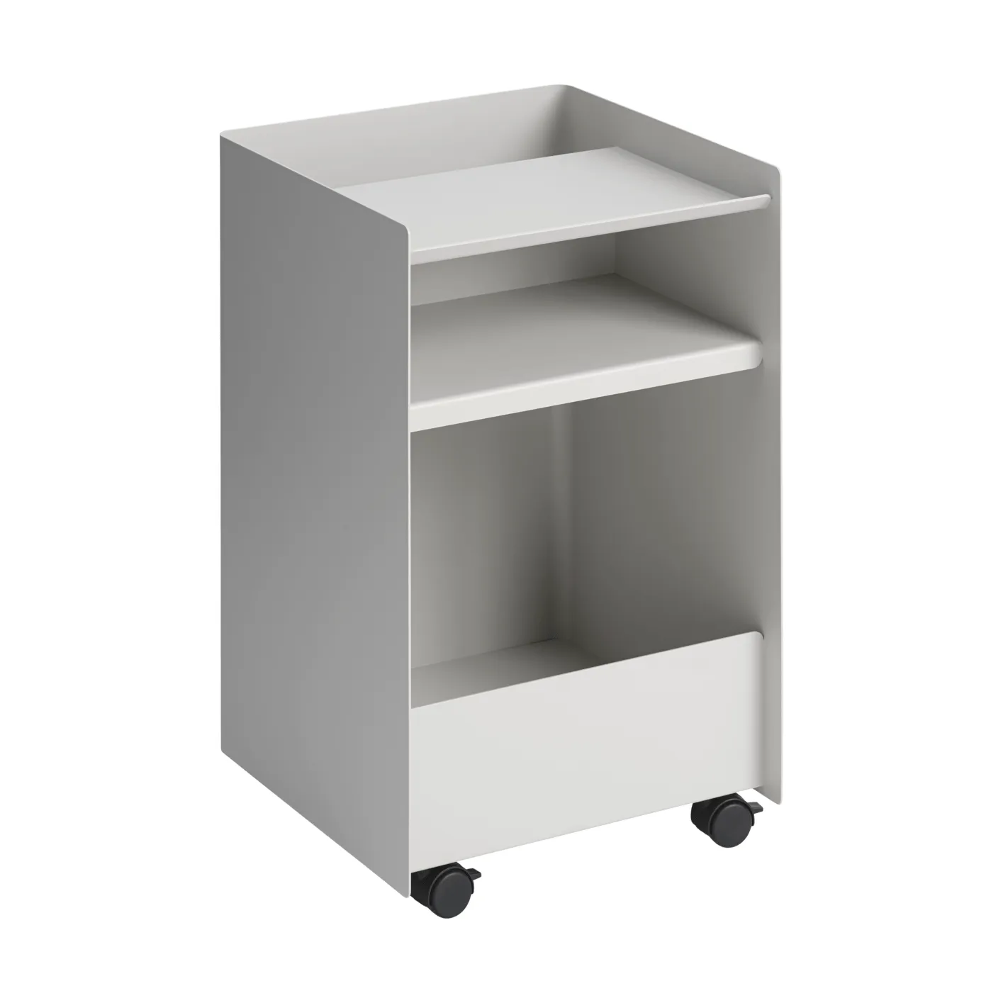 Folded Trolley rullevogn åben, Grey 37,4x61,5x37,2 cm Muuto