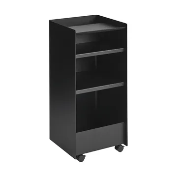 Folded Trolley rullevogn åben - Sort, 37,4x38,7x37,2 cm - Muuto