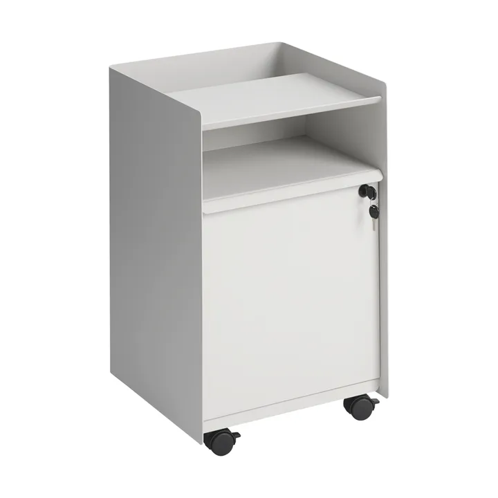 Folded Trolley rullevogn med skab - Grey - Muuto