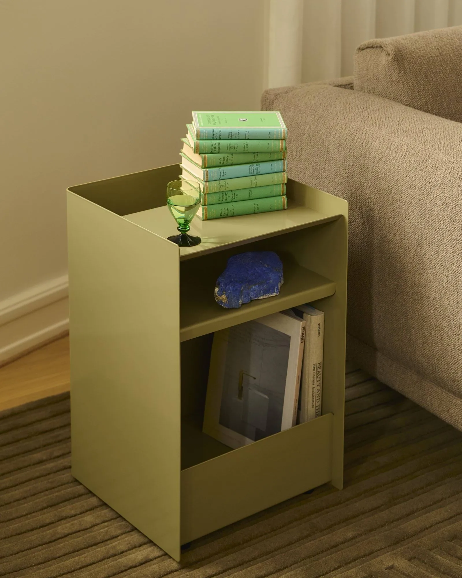 Folded Trolley rullevogn med skab, Grey Muuto