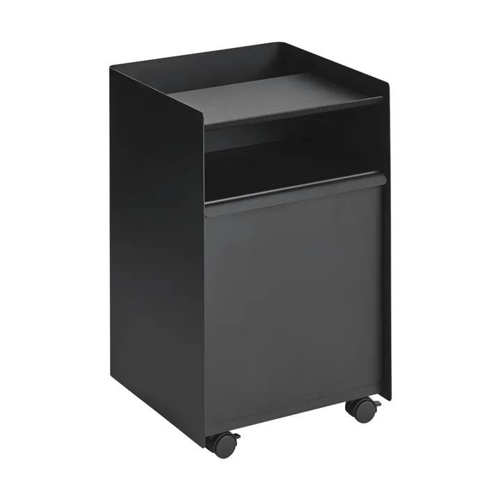 Folded Trolley rullevogn med skuffe - Black - Muuto