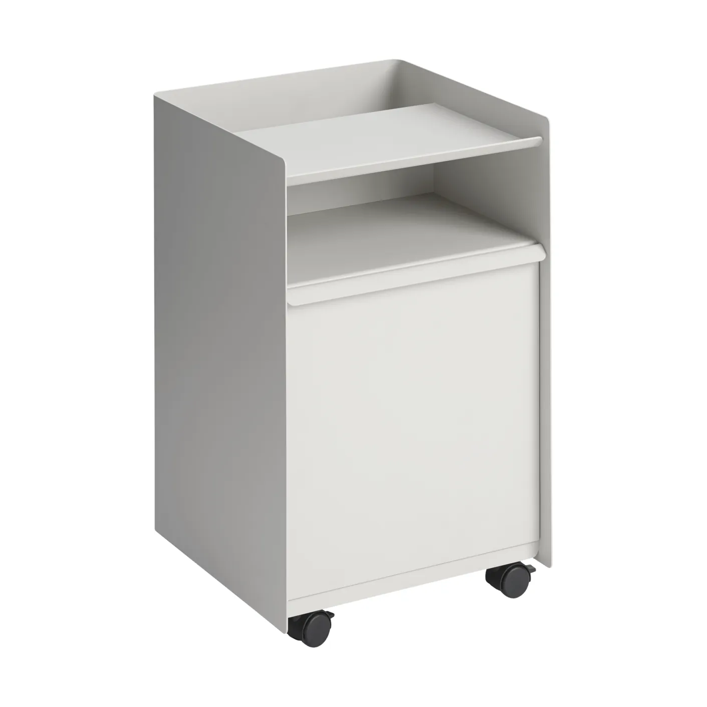 Folded Trolley rullevogn med skuffe, Grey Muuto