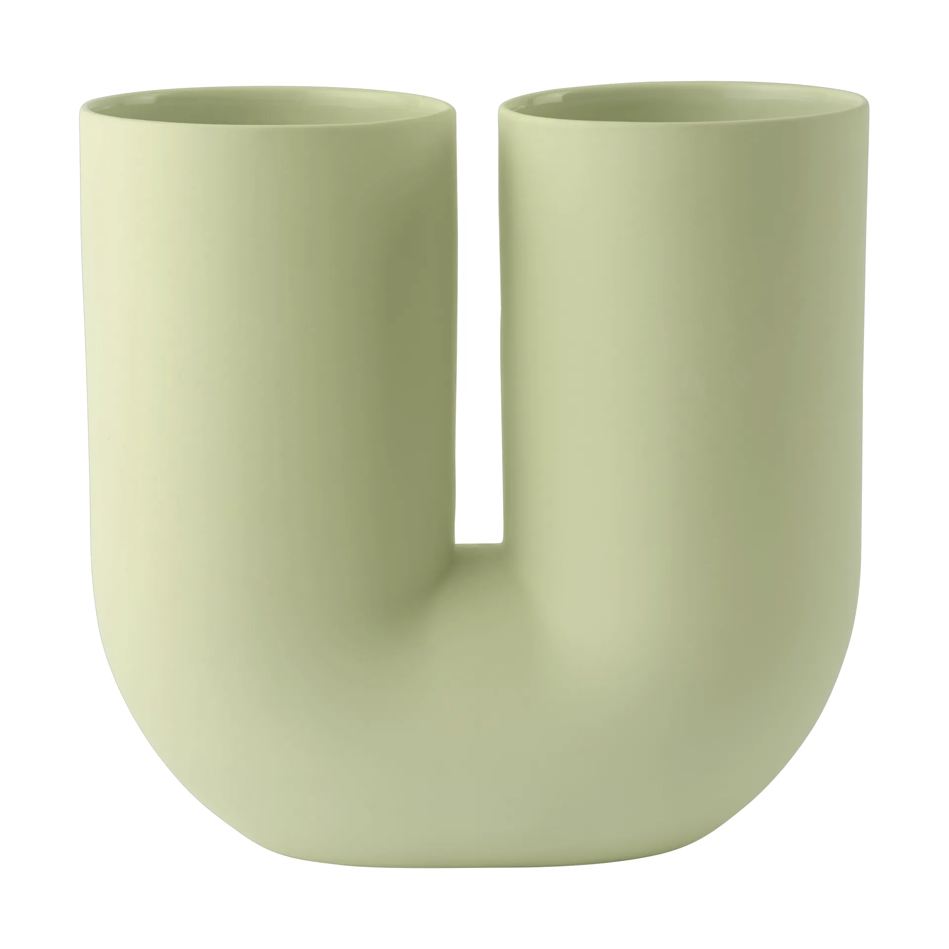 Kink vase 26 cm, Light green Muuto