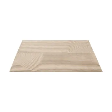 Relevo Rug Quattro uldtæppe - Light rose, 170x240 cm - Muuto