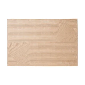 Relevo Rug Quattro uldtæppe - Light rose, 200x300 cm - Muuto