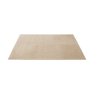 Relevo Rug Quattro uldtæppe - Light rose, 200x300 cm - Muuto