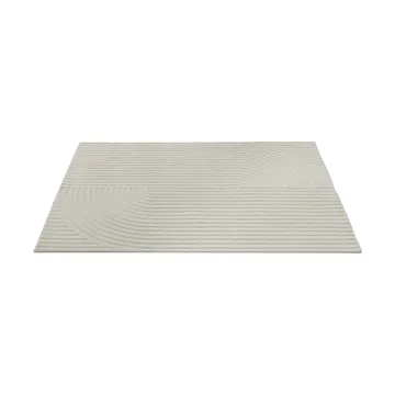 Relevo Rug Quattro uldtæppe - Off white, 170x240 cm - Muuto