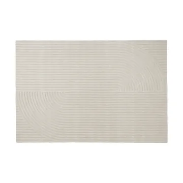 Relevo Rug Quattro uldtæppe - Off white, 200x300 cm - Muuto