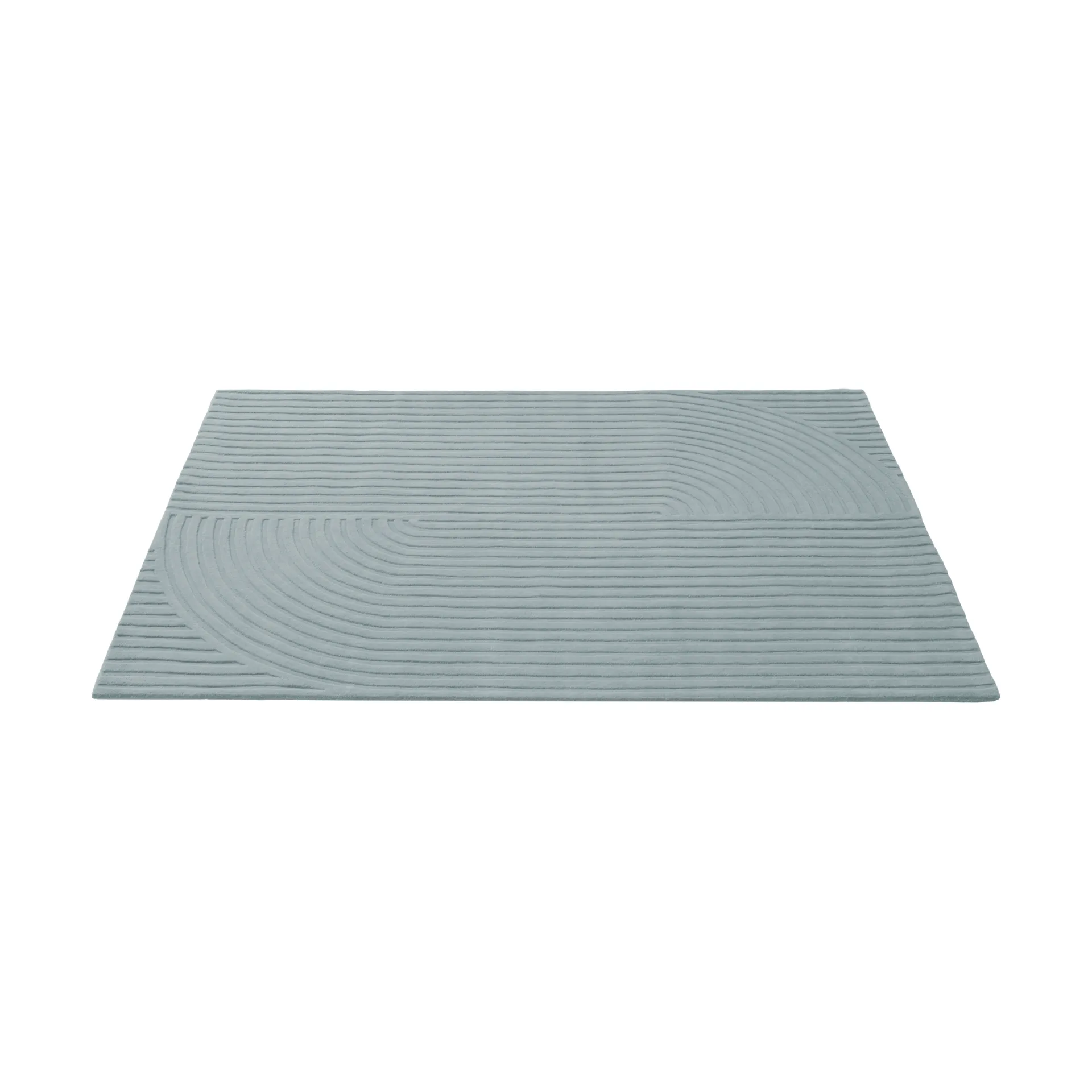 Relevo Rug Quattro uldtæppe, Sage green, 170x240 cm Muuto
