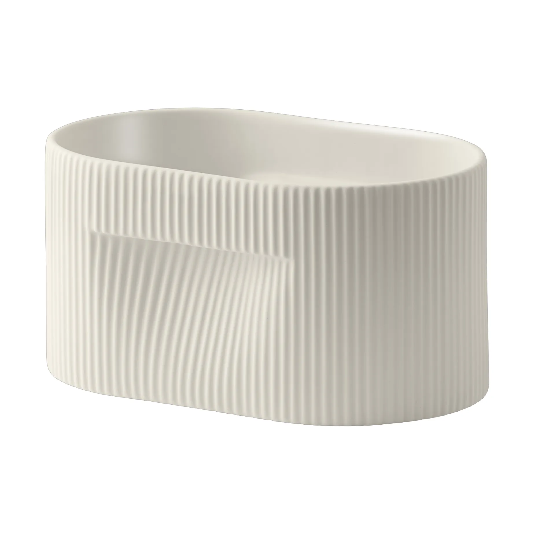 Ridge urtepotte 13 cm, Off-white Muuto