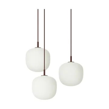 Rime Pendant Cluster 3 pendel - Dyb rød, Ø18 cm - Muuto