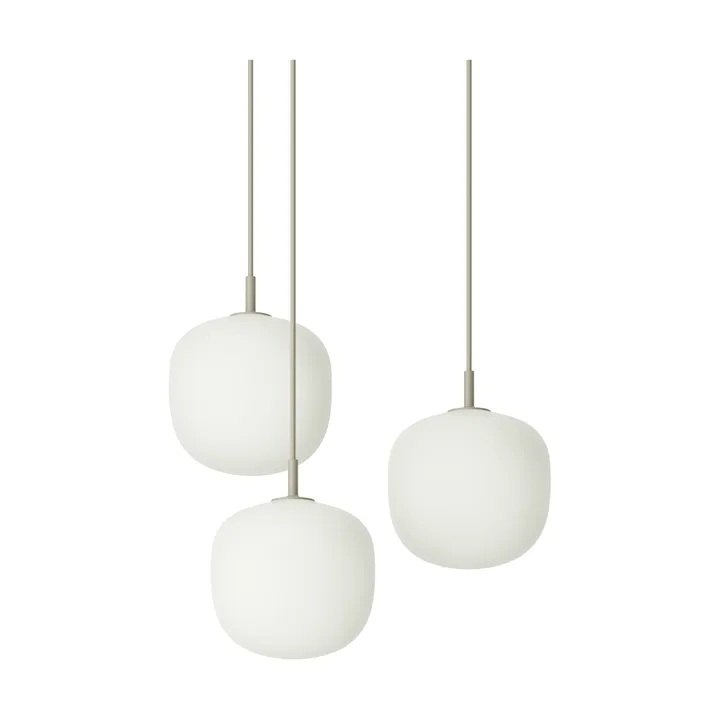 Rime Pendant Cluster 3 pendel - Grå, Ø18 cm - Muuto