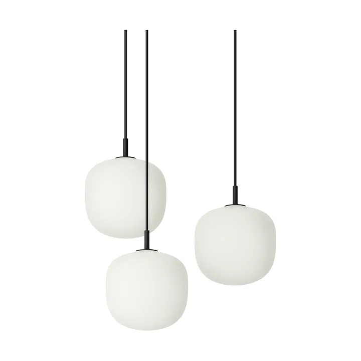 Rime Pendant Cluster 3 pendel - Sort, Ø18 cm - Muuto