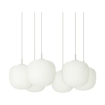 Rime Pendant Cluster 6 pendellampe - Hvid, Ø25 cm - Muuto